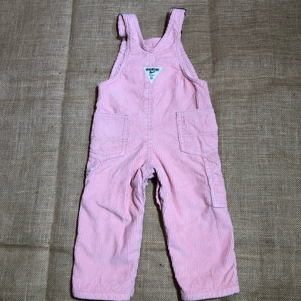 OshKosh B’gosh Vestbak Corduroy Overalls sz 12 mos